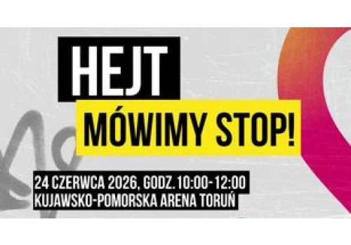 Słowa mają moc. Toruń zaprasza młodzież na wydarzenie o hejcie i kulturze szacunku
