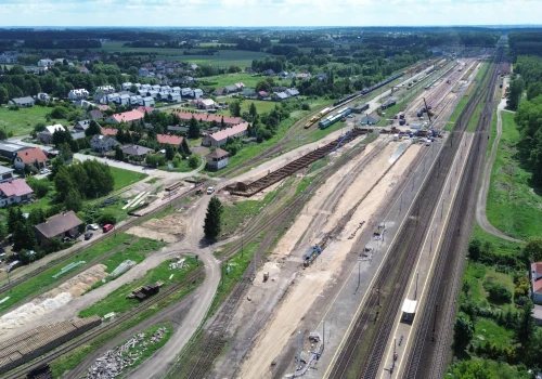Na węźle Maksymiianowo sporo się dzieje. Już dzisiaj widzimy skalę modernizacji