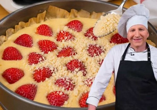 Rączka robi najlepsze ciasto truskawkowe. Kucharz zdradza recepturę