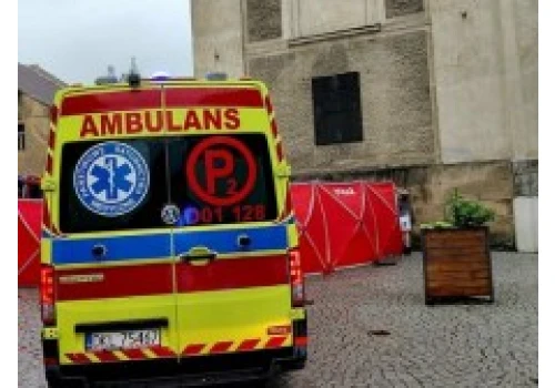 Nie żyje ojciec i syn. Monitoring zarejestrował tragedię w Bardzie