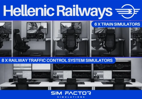 Hellenic Railways otrzyma 14 symulatorów od SIM Factor