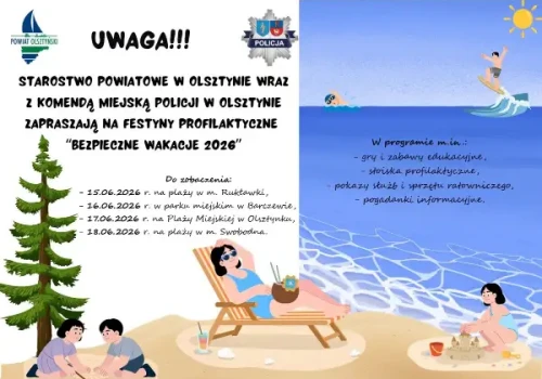 Gry, pokazy ratownicze i wielka lekcja bezpieczeństwa. Nadchodzą festyny „Bezpieczne Wakacje 2026”