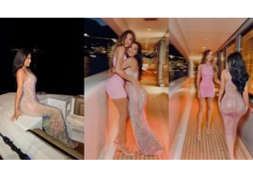 Kim Kardashian relacjonuje wypad z Khloé do Monako. Siostry wiedziały, jak przyciągnąć wzrok na luksusowym jachcie (ZDJĘCIA)