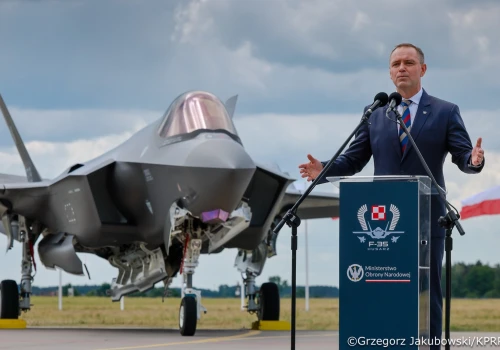 Ceremonia przyjęcia samolotów F-35A Husarz do służby w Wojsku Polskim