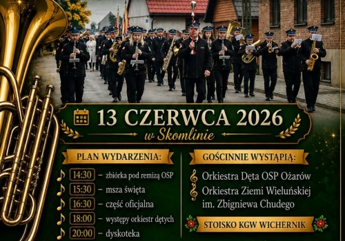 Orkiestra Dęta OSP Skomlin świętuje wielki jubileusz. To już jutro!