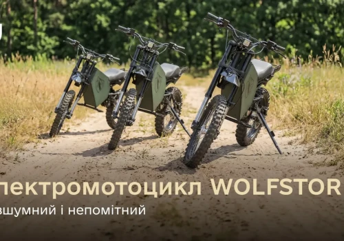 Ukraina: Elektryczne motocykle Wolfstorm zatwierdzone do służby