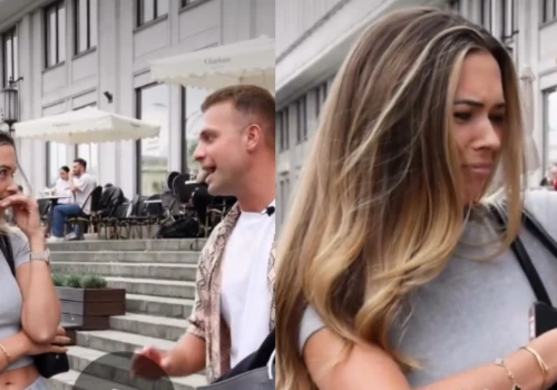 Sandra Kubicka naprawdę rozebrała się na środku ulicy. Jest wideo