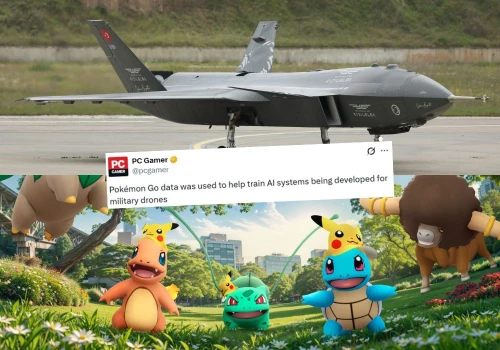 Dane zbierane podczas manii Pokemon GO mogą zostać użyte do misji bojowych w wykonaniu dronów
