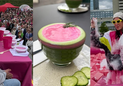 Różowe Wilno i lody o smaku zupy. Byłem na hucznym festiwalu chłodnika