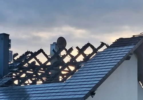 Spłonął prawie nowy dom (ZDJĘCIA)