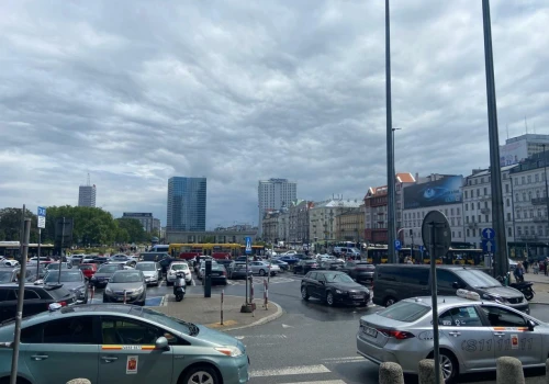 Koszmar komunikacyjny w centrum Warszawy. 