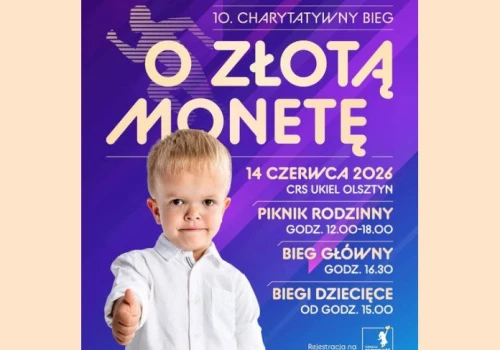 Pomoc, emocje i sport nad Ukielem. Zbliża się jubileuszowy, 10. Charytatywny Bieg o Złotą Monetę