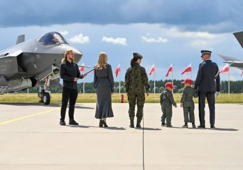 Polska przyjęła pierwsze F-35. Wzruszający moment podczas chrztu maszyn