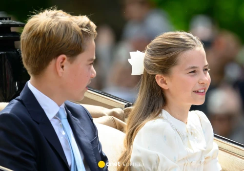 Księżniczka Charlotte na Trooping the Colour. 