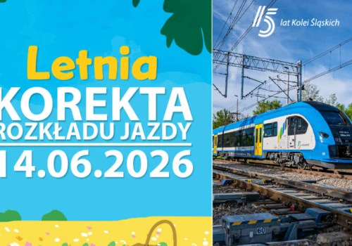 Pociągami Kolei Śląskich do lata