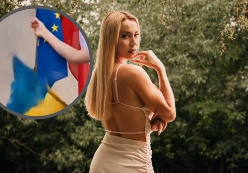 Marianna Schreiber zauważona przez ukraińskie media. Piszą o filmie z flagą
