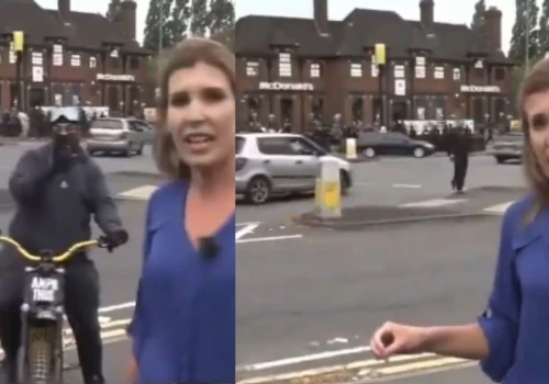Szokujące nagranie z ataku na dziennikarzy Sky News w UK