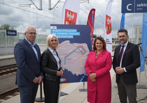 PKP Intercity uruchamia nowe połączenia przez Giżycko. Będzie szybciej do Warszawy, Wrocławia i Poznania