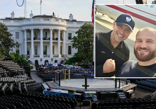 Nawrocki leci na galę MMA z okazji urodzin Trumpa. Zabrał ze sobą zawodnika MMA