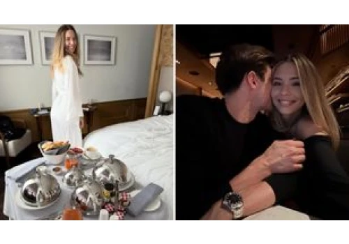 Sandra Kubicka na romantycznej randce w hotelu. Nie brakowało czułości i luksusowego śniadania