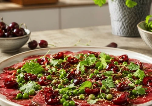 Włosko-polskie z nutą Azji. Carpaccio wołowe z przepisu Mateusza Gesslera