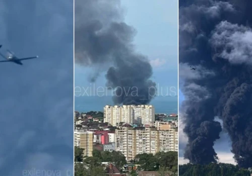 Zmasowany atak Ukrainy. Płonie spora fabryka w Rosji, chaos na lotniskach