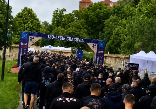 Słynny na całą Polskę happening na 120 lat Cracovii. Kibice ukarani