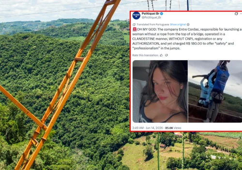Tragedia w Brazylii. 24-latka skoczyła na bungee bez przypiętej liny