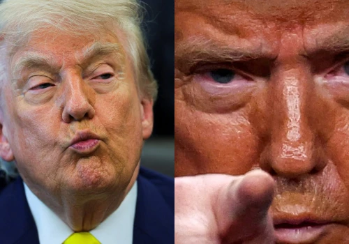 Tajemnica cery Donalda Trumpa rozwiązana? Makijażystka nie ma wątpliwości