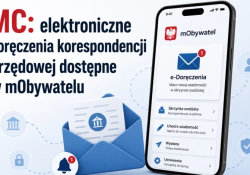 MC: elektroniczne doręczenia korespondencji urzędowej dostępne w mObywatelu