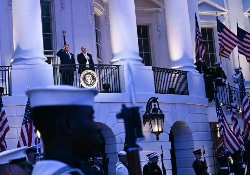 Donald Trump na gali UFC. Wydarzenie przyćmiło porozumienie w Iranie