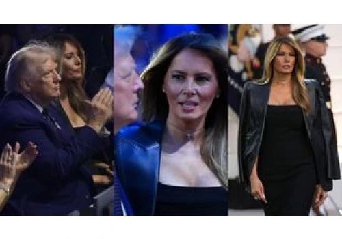 Odpicowana Melania Trump dzielnie wspierała męża na gali UFC Freedom 250. Myślicie, że dobrze się bawiła? (ZDJĘCIA)