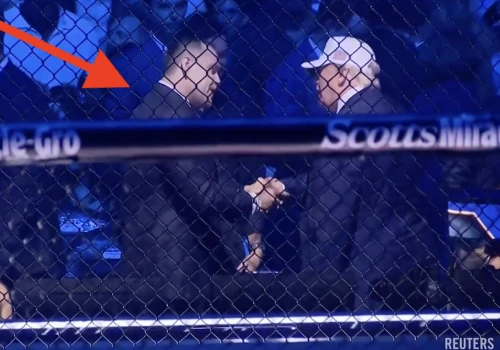 Trwała gala MMA, gdy Nawrocki podszedł do Trumpa. Kamery to wychwyciły! „Krótka rozmowa”