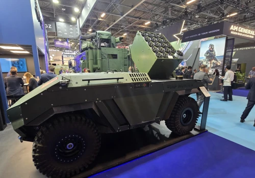 Eurosatory 2026: Bezzałogowy system minowania narzutowego Bluszcz na podwoziu PIAP HUNTeR