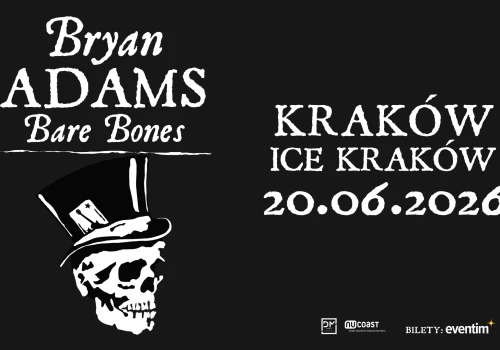 Bryan Adams z projektem „Bare Bones” pierwszy raz w Polsce! Dwa akustyczne koncerty w Krakowie i Katowicach już w czerwcu 2026 roku