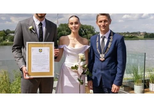 Reprezentant Polski w piłce nożnej wziął ślub w Słupcy