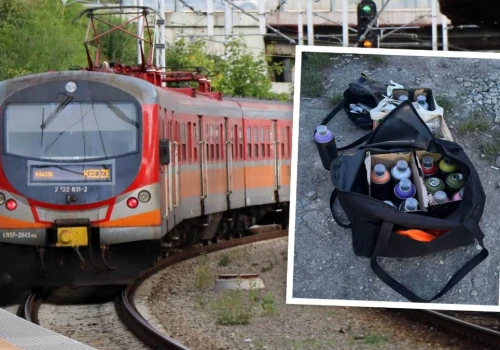 Chciał zdewastować pociąg na bocznicy. Tłumaczył, że jest artystą