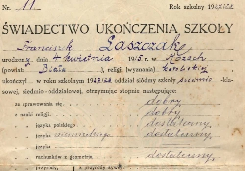 Tak wyglądało świadectwo sprzed niemal 100 lat. Niektóre szkolne przedmioty wprawiają w osłupienie
