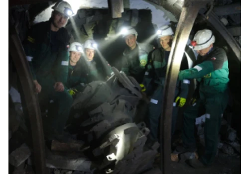 W Kopalni Guido odnaleziono element prototypowego kombajnu górniczego