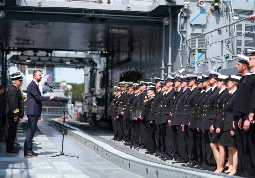 Morski Port Wojenny w Świnoujściu. „Jesteśmy jednym z trzech państw. Bezpieczeństwo Bałtyku bardzo ważne”