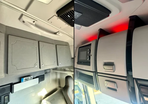 Otwory na mikrofalówki i przepastne szafki – Renault T520 na trasy z koncertami