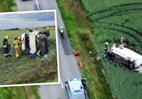 Wypadek w Strzelcach Opolskich. Trzy osoby ranne, jedną reanimowano