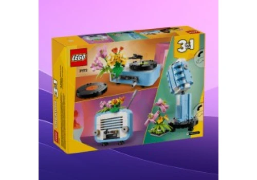 LEGO Creator 3w1 Gramofon z kwiatami za 113,99 zł w Amazon PL