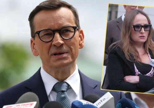 Spięcie Justyny Dobrosz-Oracz i Mateusza Morawieckiego. 