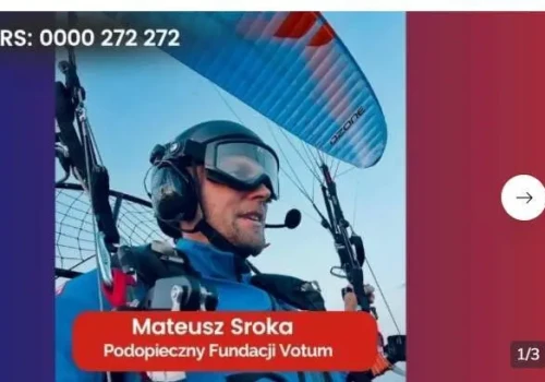 Rodzina motoparalotniarza uruchomiła zbiórkę