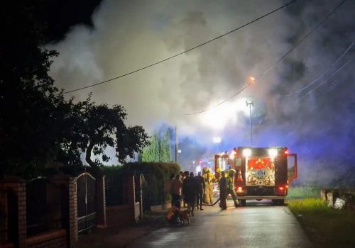 Zabrzeg: pożar budynku mieszkalnego. Trwa akcja gaśnicza!
