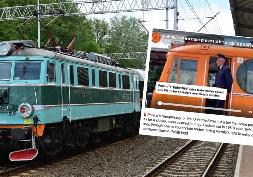 Zagraniczne media piszą o polskim pociągu. 