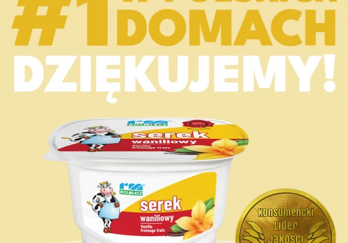 Serek z krówką Rolmlecz Konsumenckim Liderem Jakości 2026!