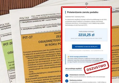 Fala oszustw „na zwrot podatku”. Znane triki przestępców wracają jak bumerang