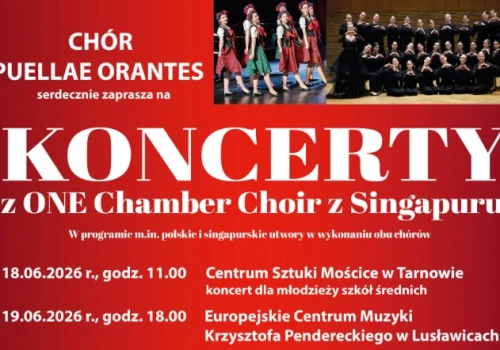 Wspólne koncerty Puellae Orantes i ONE Chamber Choir